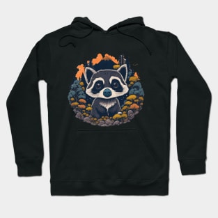 Forest Racoon Hoodie